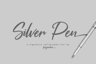 Download Silver Pen Script - Premium Resources