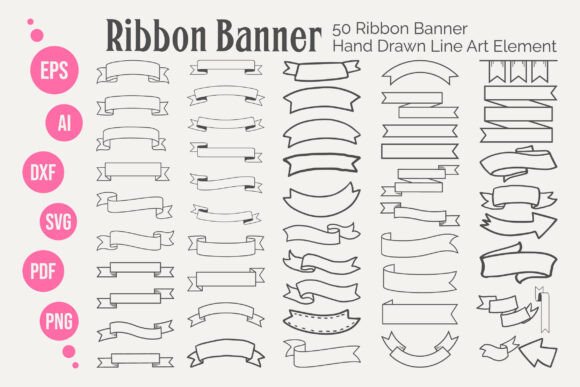 Download Ribbon Banner Label &amp; Decorative Vector - Label Collection